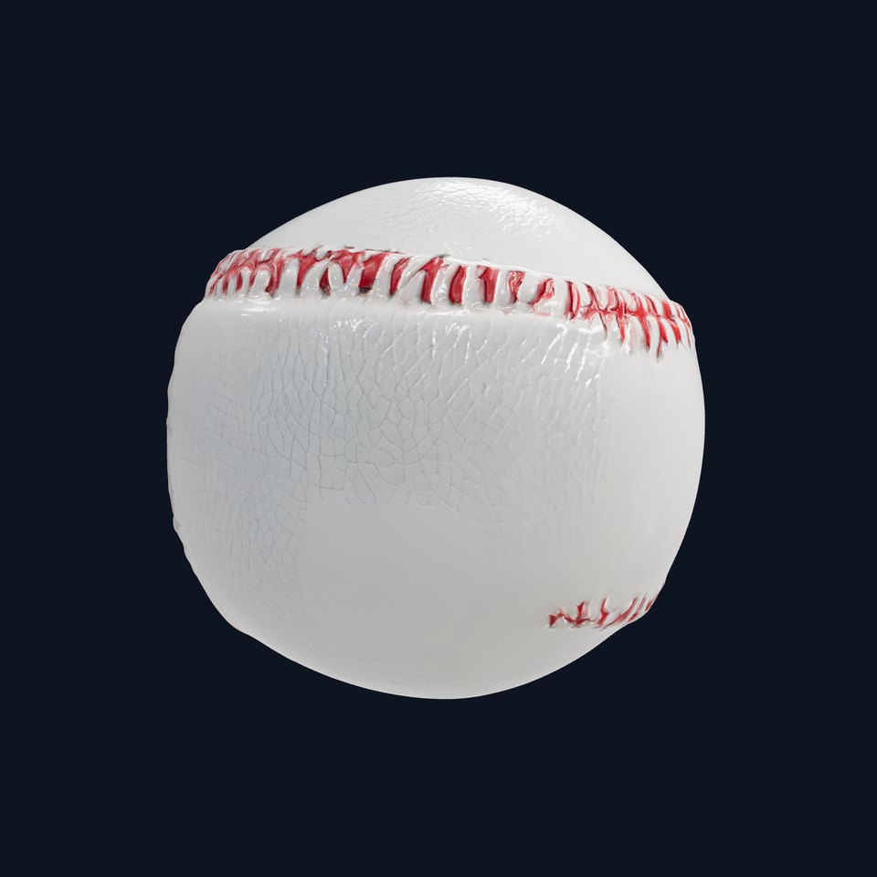 Baseball model pack with realistic textures